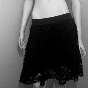 Black lace ELLE skirt
